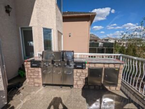 outdoor kitchen on a balcony scaled